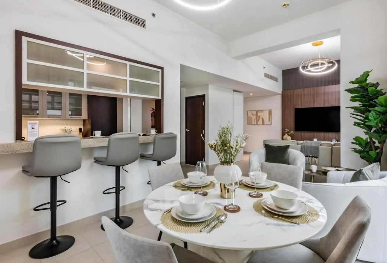 Apartament Stylish Upgraded 1 Bed Burj Khalifa Poolside View Dubaj Zjednoczone Emiraty Arabskie